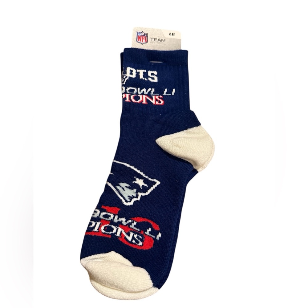 NFL New England Patriots Super Bowl Champion Socks.